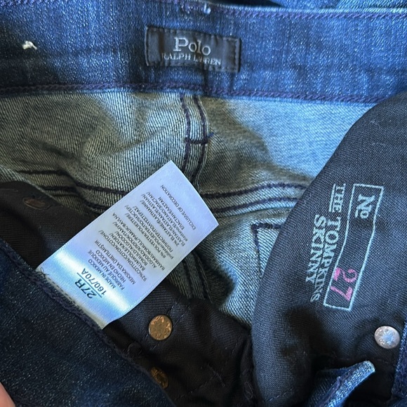 Polo Ralph Lauren Tompkins Skinny Jean Med wash size 27 R - Picture 4 of 13